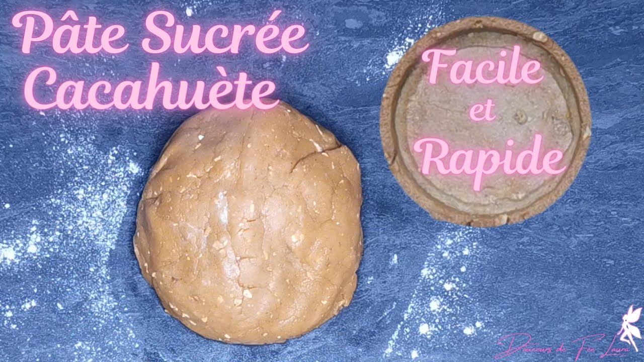 pâte sucrée cacahuète